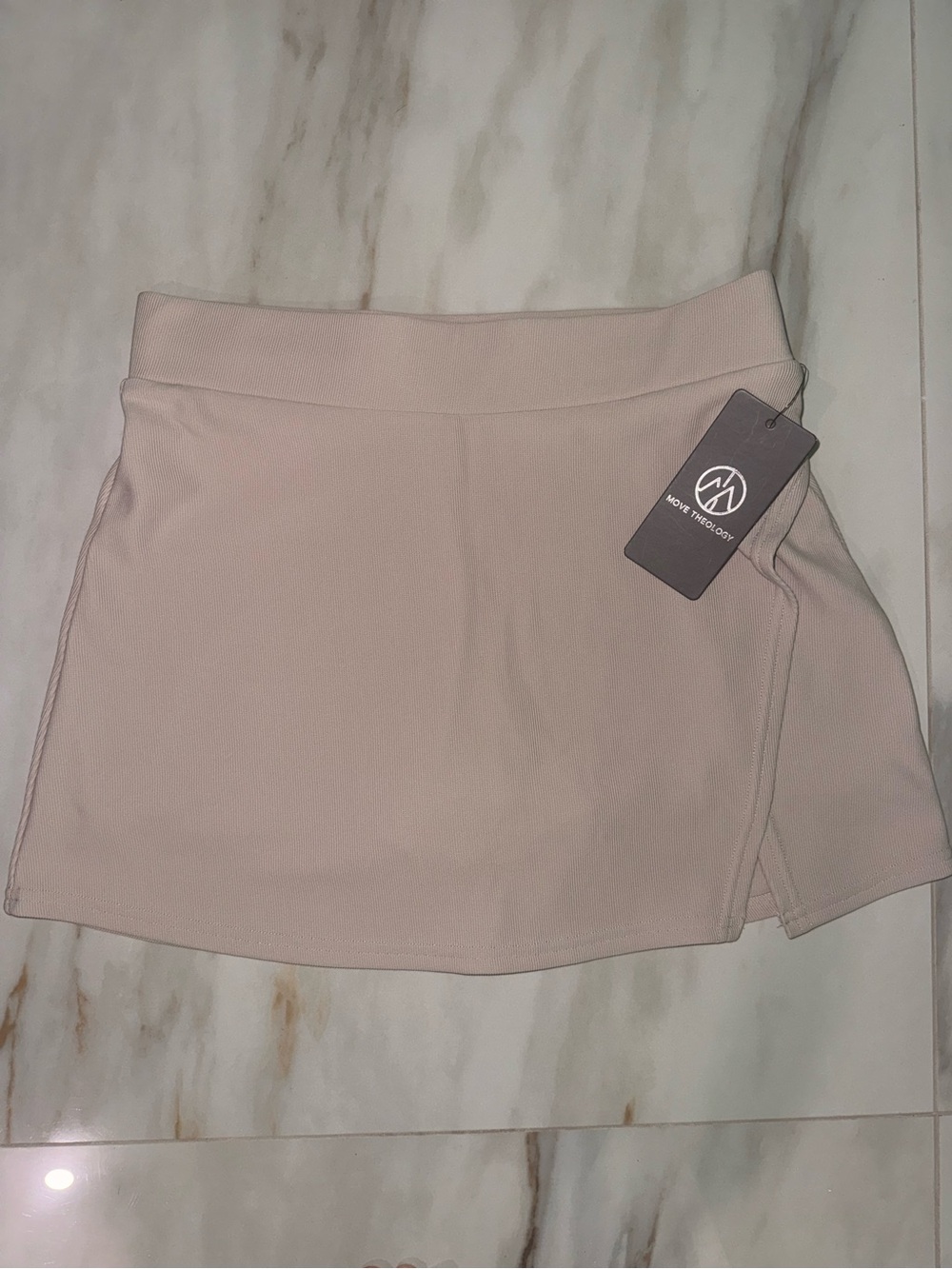 Beige Athletic Skort / tennis / golf skirt